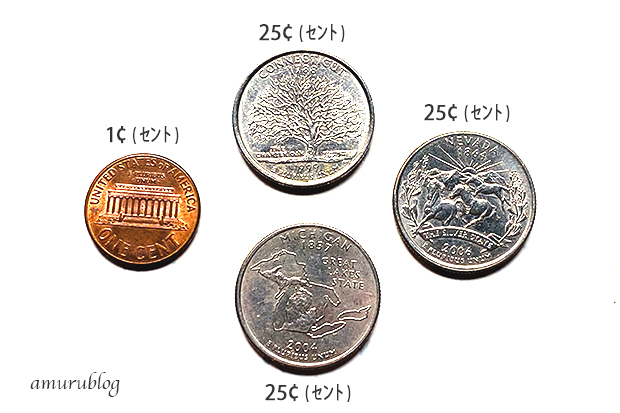 currency アメリカ硬貨 ¢(セント)裏面