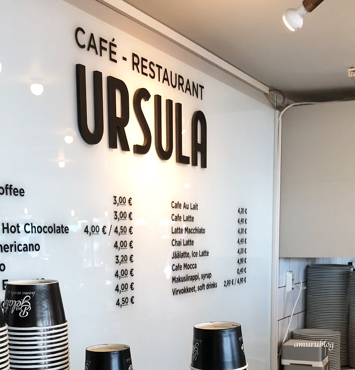 Café Ursula MENU